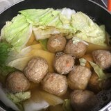 肉団子の白菜煮